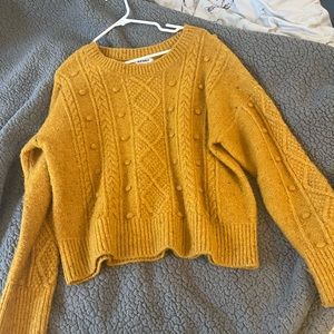 Mustard yellow sweater